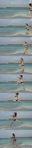 北京时间2月12日消息,据香港媒体报道,李冰冰穿上性感比基尼泳衣在