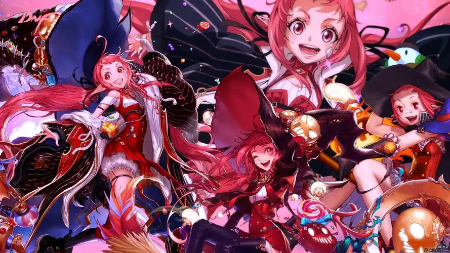 dnf全职业三觉壁纸系列第6和第7期男圣职和女魔法