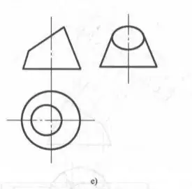 图4 圆锥斜切时的截交线画法