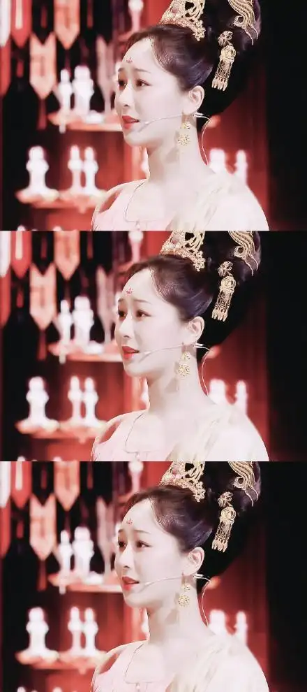 1 / 8 新浪娱乐讯 12月4日,杨紫《国家宝藏》文成公主造型曝光,贴花钿