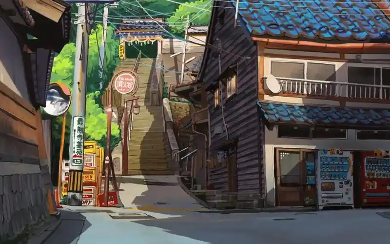 用ipad绘制出一幅日系动漫背景