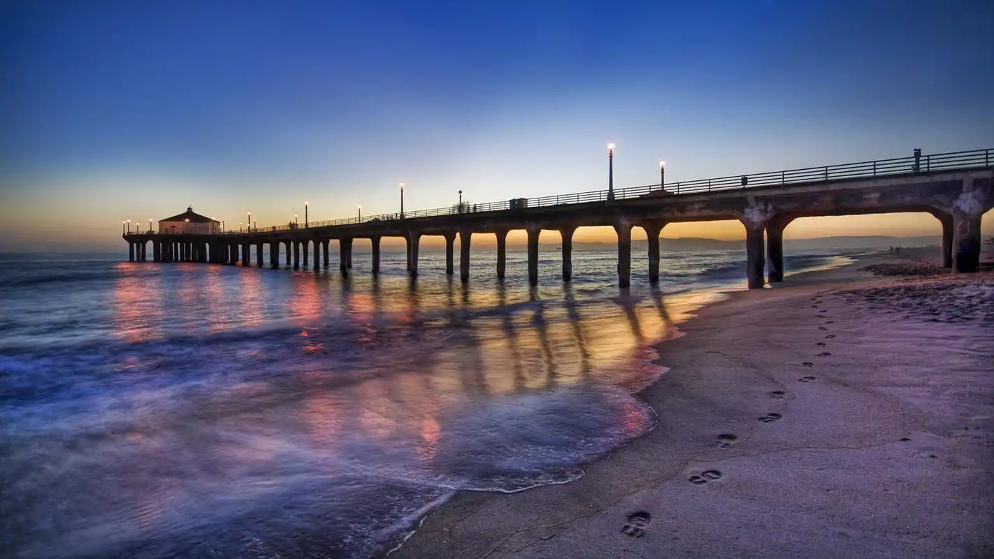 精选美丽的蓝色风景电脑锁屏壁纸下载