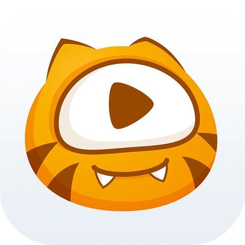 虎牙直播appicon图标logo扁平采集graykam