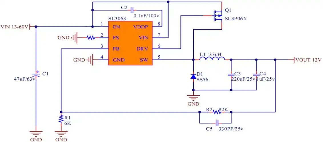 dcdc24v36v48v60v72v100v转12v通用电动车转换器