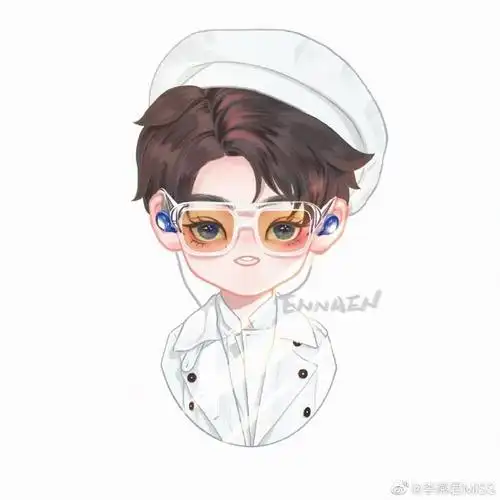 王俊凯超话9797#王俊凯#q版萌图,动漫卡通人物q版头像,分享一组