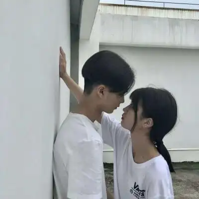 真人浪漫唯美小清新情侣头像