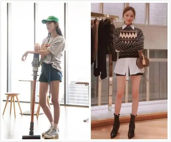 李圣经,我总是被她的单眼皮小圆脸给欺骗了,这么萌萌哒的软妹子,身高