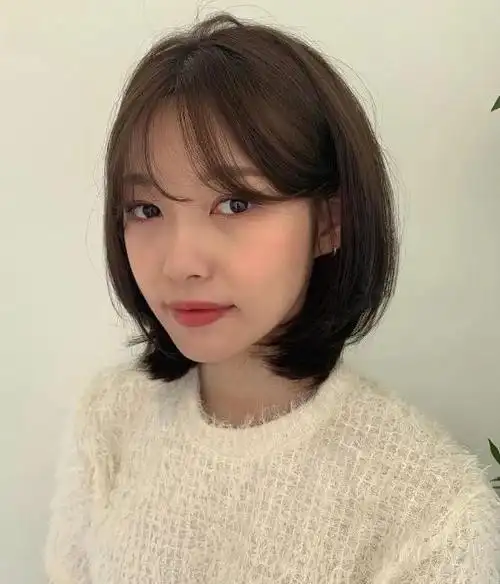 新款齐肩短发发型图片修颜又减龄最百搭
