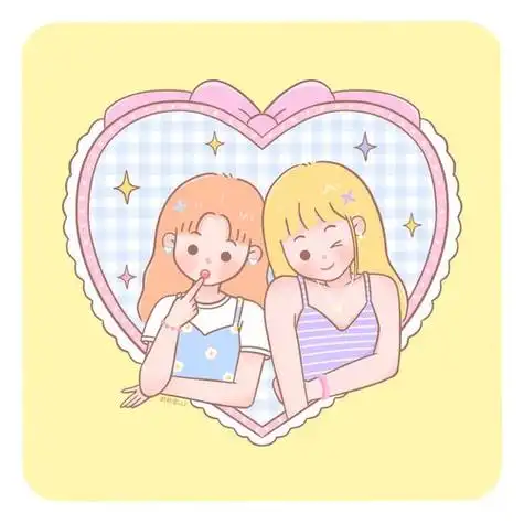 卡通姐妹照片头像 卡通头像图片大全 -【爱个性】