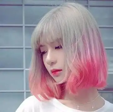 男士渐变短发发型男生短发渐变灰色头发图片2