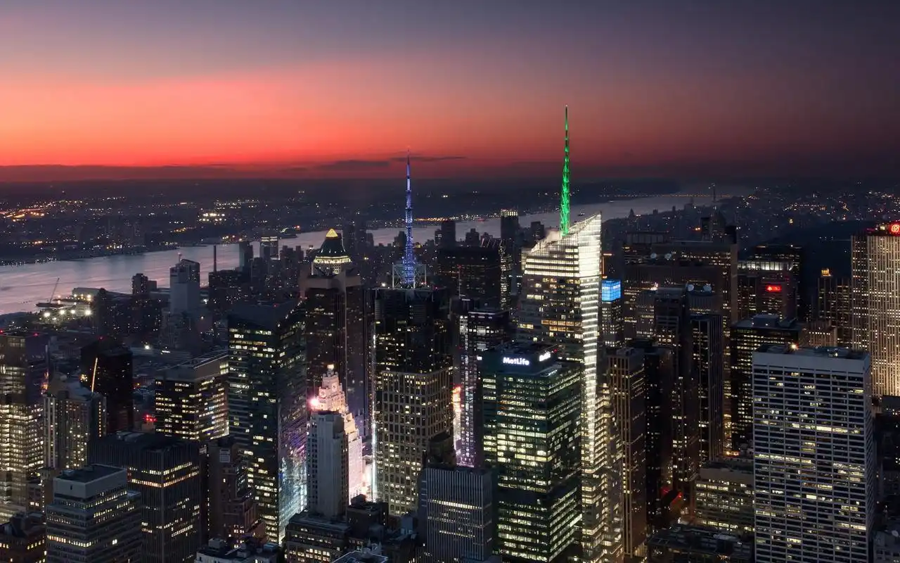 好看的城市唯美夜景图片桌面壁纸高清大图预览1920×1200_风景壁纸