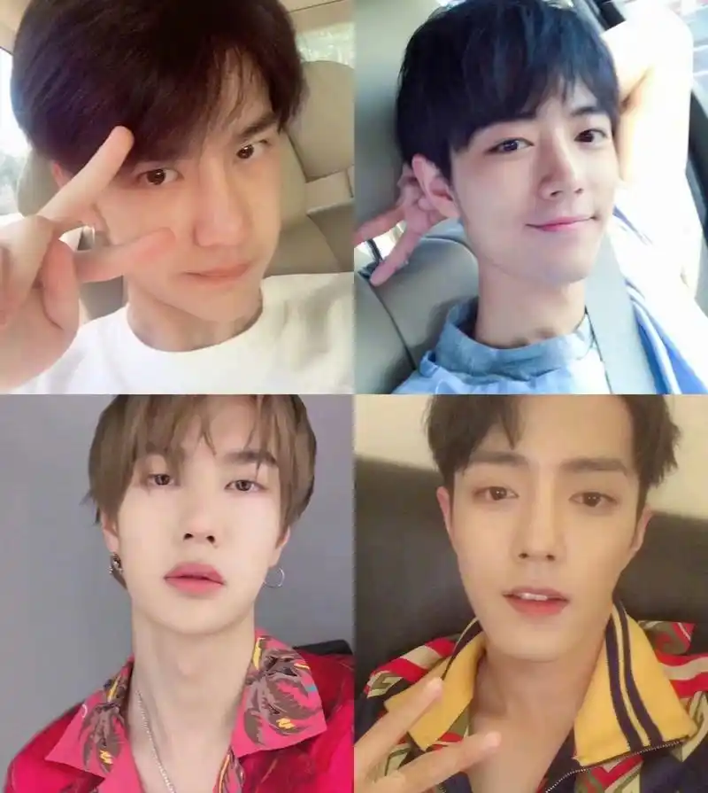 有一种自拍叫肖战王一博同款自拍,原来他们两个不仅仅是撞衣柜