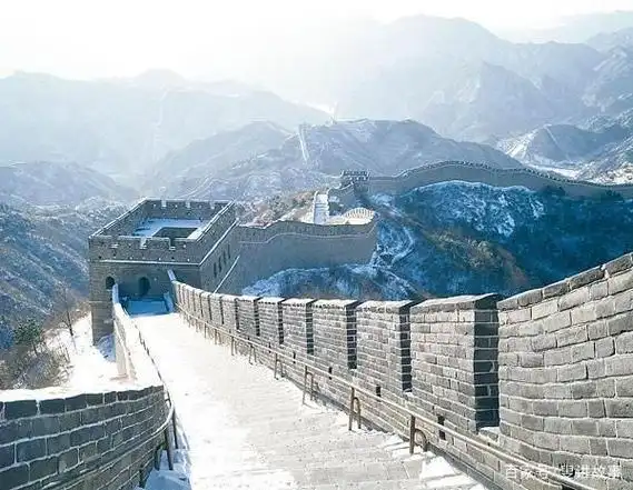 俄罗斯总统叶利钦请看 中国长城留有你的记忆