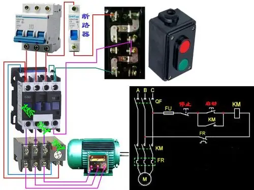 la4-2h按钮开关三厢接线法