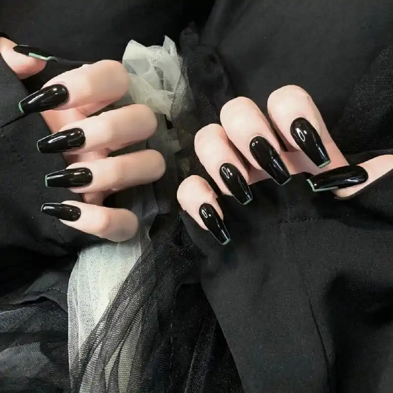 2023年黑色美甲大集合|过年必备9799 甜酷90辣妹 2023年,我要做