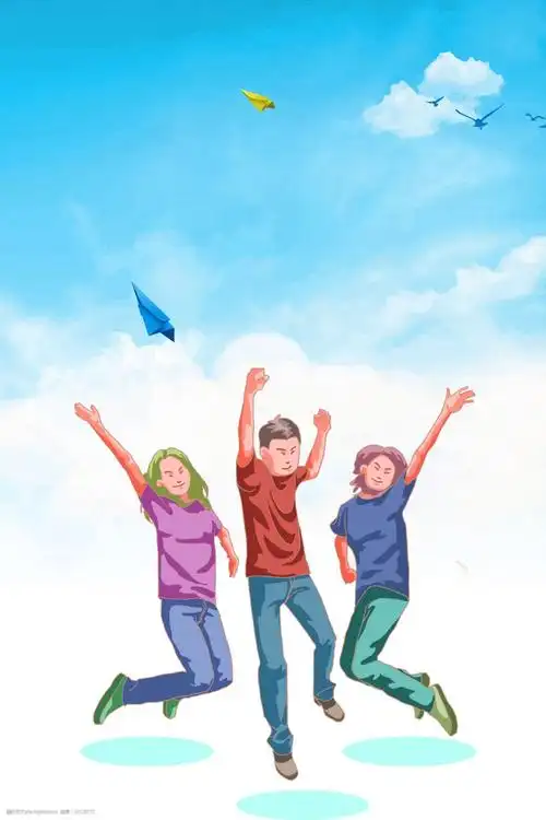 奋斗的青春五四青年节高清背景图片-图行天下图库