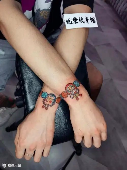 老传统手环_纹身图案手稿图片_孙萍悦的纹身作品集