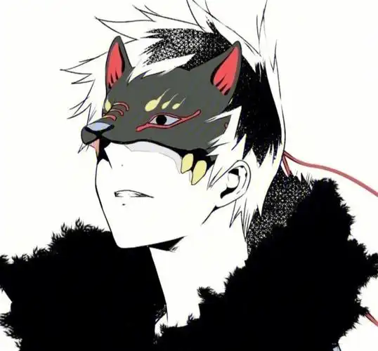 一组神秘浪漫的戴面具动漫头像酷