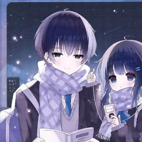 qq炫舞手游  #情侣头像  #可爱  #动漫情侣头像