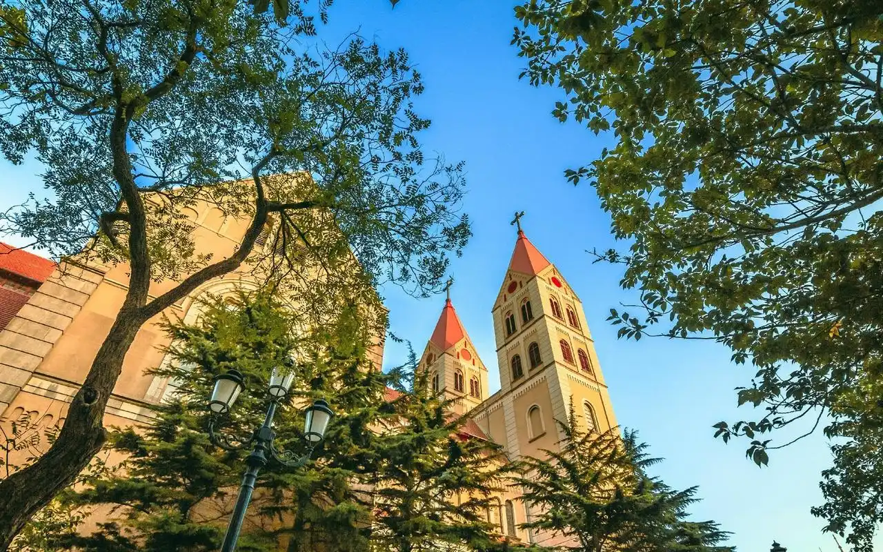 青岛老城建筑风景图片桌面壁纸