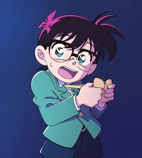 江户川柯南好可爱的画风twibleucalire