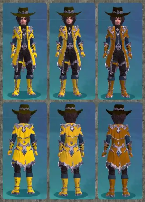 染色服饰赏金猎人展示及染色