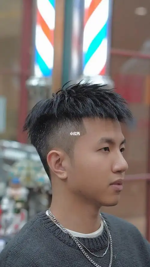 男士摩根钢夹烫发体检