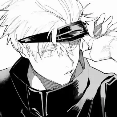 男生头像动漫冷酷帅气黑白高清