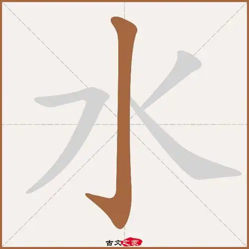 水字笔顺相关词语及拼音寒水(hán shuǐ), 济水(jǐ shuǐ),其它字典