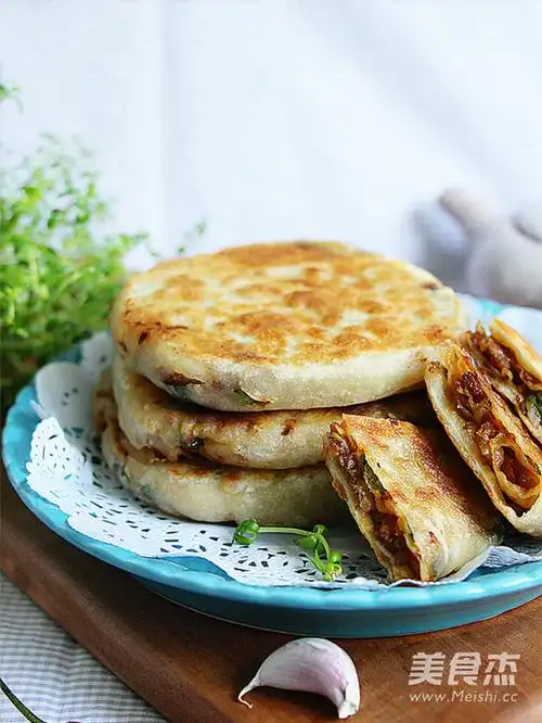 家常葱肉饼