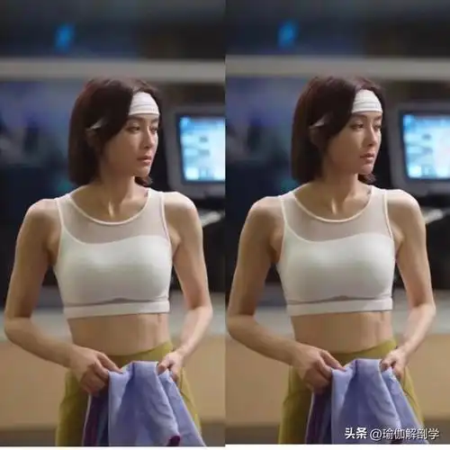 44岁秦岚身材管理绝了,平坦小腹,小蛮腰太好看了!