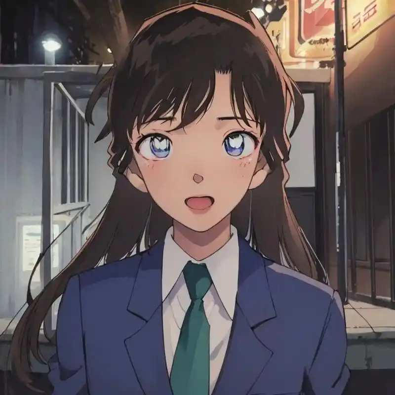 毛利兰头像重绘 #毛利兰# #名侦探柯南# #新兰# #stablediffusion