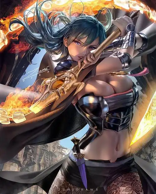 com/zumidraws/   德国神级画师 zumi的人物插画   作品细腻,画风精美