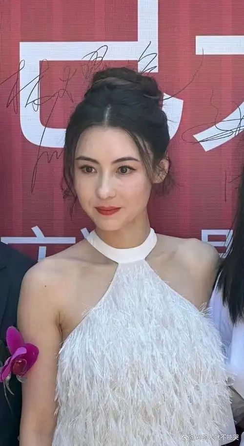 网友镜头下的张柏芝生图,脸上皱纹深壑似大妈