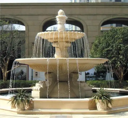 石雕工艺品,石材雕刻,喷水池,水景