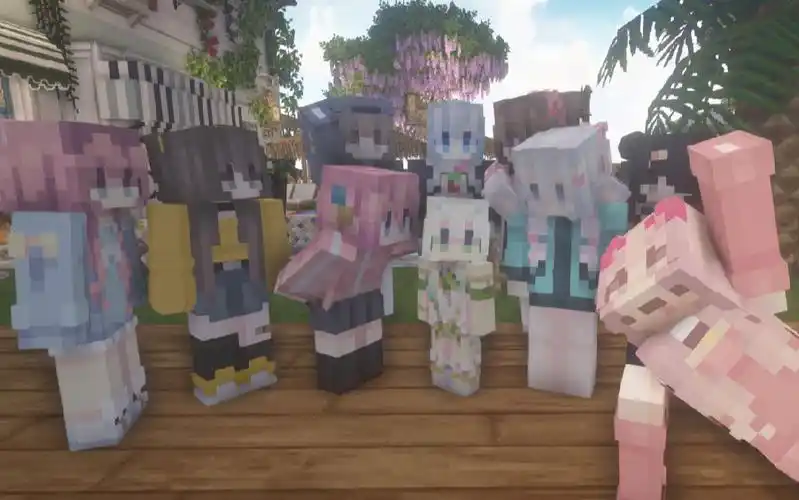 20款好看可爱的女生mc皮肤推荐!(看简介)