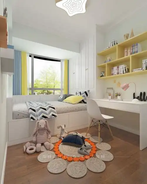 装修效果图 家居美图 现代简约风格装修儿童房设计