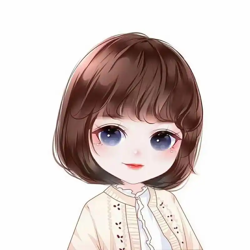 唯美气质小众的动漫手绘微信头像/女生头像