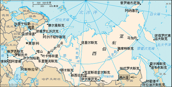 俄罗斯地图