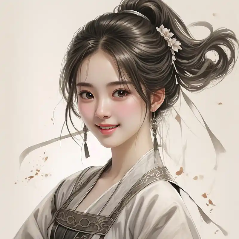 90古风手绘女生头像精选96