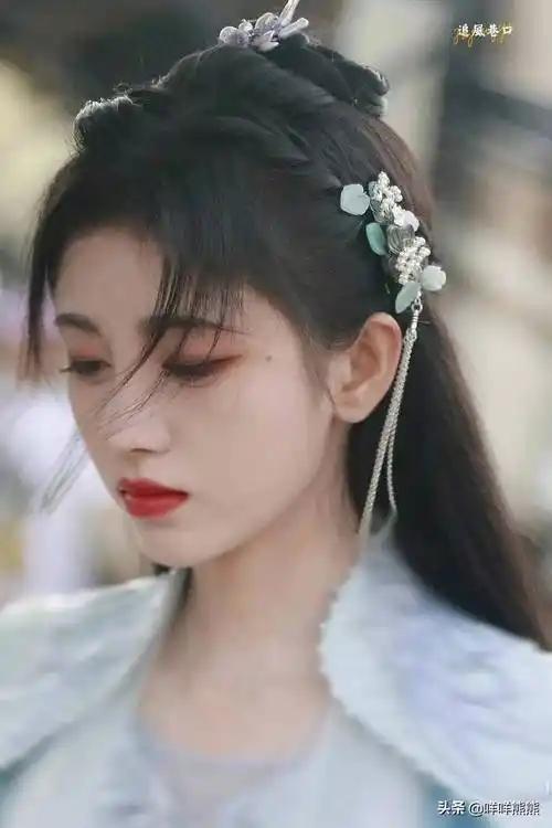 67鞠婧祎剧照像七仙女,服道化造型仙气满满十分养眼_颖气_花戎_感觉