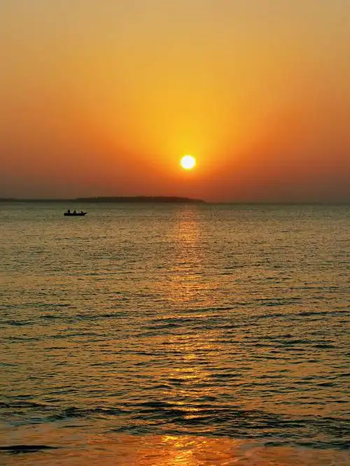 海边的清晨和黄昏