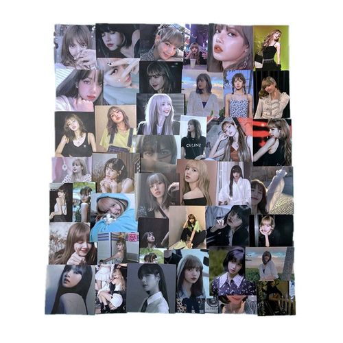 lisa高颜值贴纸blackpink成员可爱少女lisa笔记本装饰防水贴画