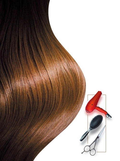 简约大气美容美发宣传海报背景素材ppt课件