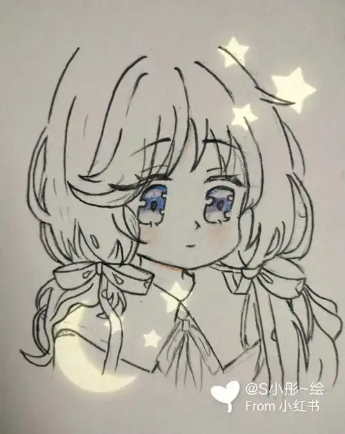 绘画过程  #手绘临摹  #画画