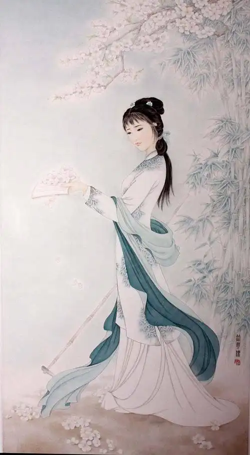 末摘花的相册-黛玉葬花