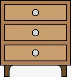 下载 png衣柜书架柜子棕色简笔手绘下载 png手绘柜子下载 png下载 ai