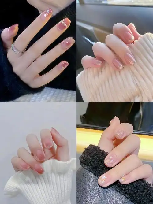 白短甲美甲穿戴甲合集  老婆们请查收不知道做什么夏日款式的姊妹98