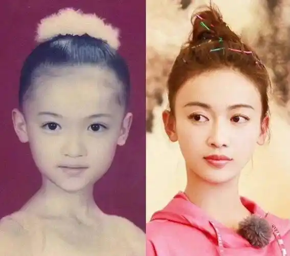 薛凯琪和阿娇小时候很像姐妹_郑秀妍_郭采洁_谭维维