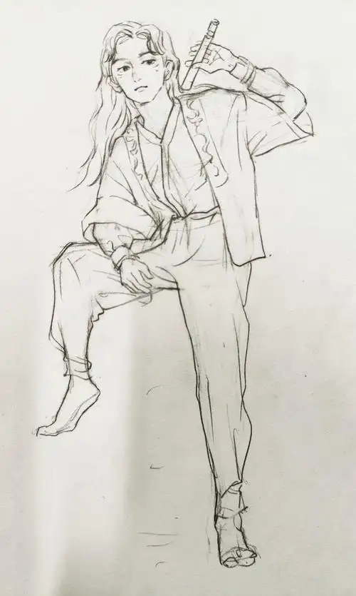 速写班长 #速写60天挑战赛#day41 - 半次元 - acg爱好者社区